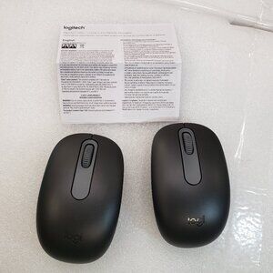 2 pack - Logitech M196 Bluetooth Wireless Mouse. Bluetooth Only. Black